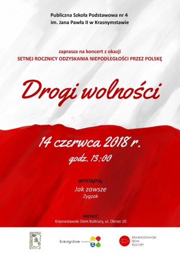 Zaproszenie na koncert - plakat